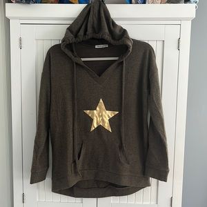 Women’s Theo & Spence brushed Hache hoodie! S